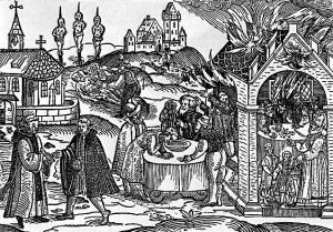 עלילת דם, סלובקיה, 1591.
© בית התפוצות, ארכיון התצלומים. מתוך התערוכה: 